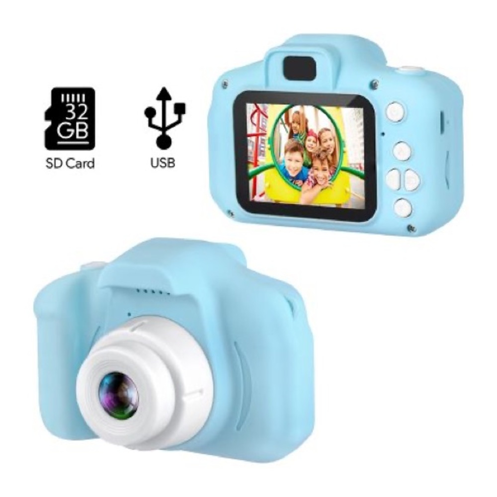 NIB Kids Camera Kids 1080p Digital Camera w/Soft Silicone Body & 32GB SD Card